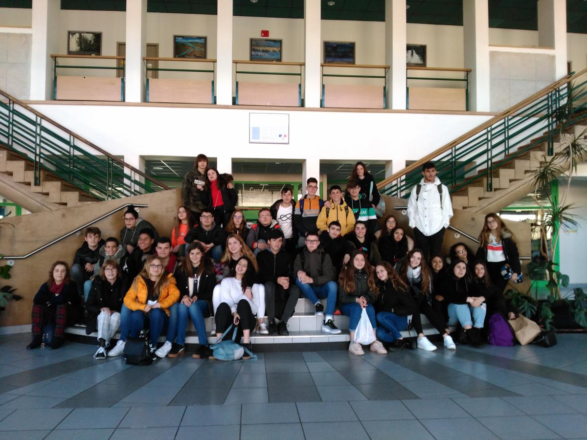 Visita de 34 alumnes i tres profes del Lycée Jean Perrin de Lyon
