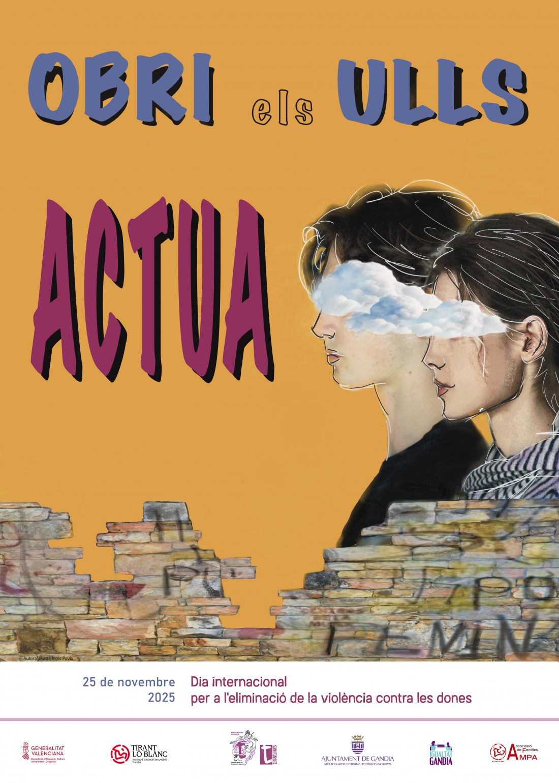 Campanya 25 novembre 2025. Dia internacional per a l’eliminació de la violèncias contra les dones.